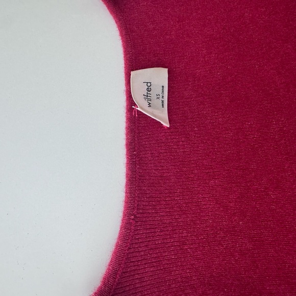 Aritzia Wilfred Greer Sweater in Red - Picture 4 of 6